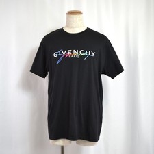 Givenchy Paris Rainbow Embroidered Logo T-Shirt White — listing 3