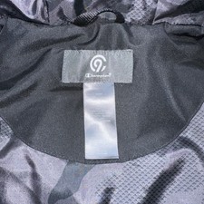 C9 Champion Boys' Hooded Quilted Hybrid Jacket, Size L (12-14), Black with Blue Zipper — listing 3