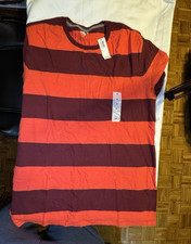 Old Navy Blue and White Striped Sleeveless Tiered Swing Dress, Women's Size L — listing 6