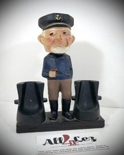 Ship Captain Bobblehead Figurine on Life Ring Base with Binoculars — listing 2