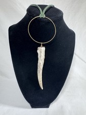 Antler Tip Pendant Necklace on Chain — listing 5
