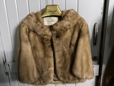 Vintage Mink Fur Stole with Shawl Collar, Miller Bros Rome — listing 6
