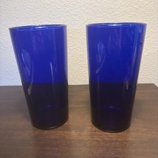 Cobalt Blue Ombré Highball Tumbler Glasses, Set of 8 — listing 2