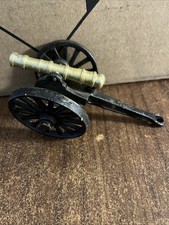Vintage Cast Metal Miniature Civil War Era Cannon Limber Caisson Cart — listing 4