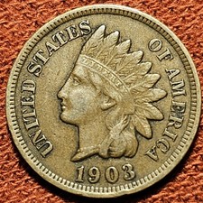 1903 Indian Head Cent (One Cent), Philadelphia Mint — listing 4