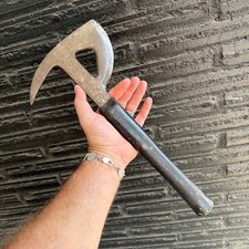 Vintage One-Piece Forged Steel Fireman's Crash Axe / Aircraft Rescue Hatchet — listing 3