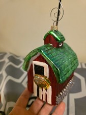 Christopher Radko "Mac's Barn" Blown Glass Christmas Ornament — listing 2