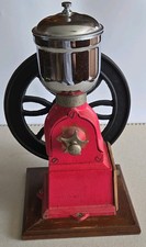 Elma Cast Iron Double Wheel Hand-Crank Coffee Grinder with Wood Base & Drawer — listing 4