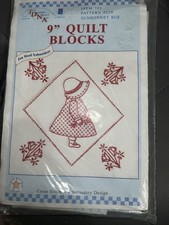 Vintage Sunbonnet Sue Fabric Doll Shadow Box Wall Art in Pine Frame — listing 4