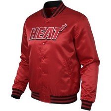 Ultra Game NBA Miami Heat Button-Up Baseball-Style Jersey (New with Tags) Medium — listing 4