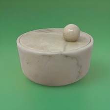 Carved Alabaster Bowl / Dish with Turned Foot — listing 3