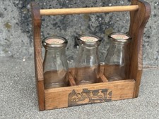 Twin Brook Farms Guernsey Milk One Quart Embossed Dairy Bottle, Mocksville N.C.