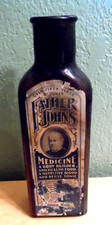 Lot of 7 Vintage Amber Glass Apothecary & Medicine Bottles (One with Glass Stopper/Dropper) — listing 2