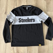 Pittsburgh Steelers NFL Team Apparel Embroidered Crewneck Sweatshirt, Size XL — listing 2