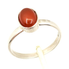 Vintage Carnelian Cabochon Adjustable Cocktail Ring — listing 3