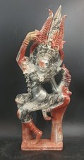 Hand-Carved Green Soapstone Shiva Head Sculpture with Lingam Crown — listing 2
