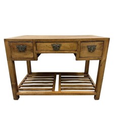 Chinese rosewood secretary Chinese Carved Rosewood Slant-Front Secretary Desk with Village Scene Relief — listing 2