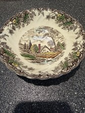 Myott 'The Brook' Transferware Round Vegetable Serving Bowl