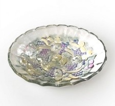 Clear Glass Footed Bowl / Compote, Maker Unknown — listing 5