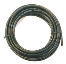 Bundle of Black Insulated Electrical Cable / Wire (Mixed Gauge Coils)