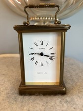 Tiffany & Co. French Brass Carriage Clock with Serpentine Case and Subsidiary Seconds Dial — listing 4
