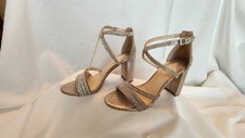 Rhinestone Crystal Mesh Pointed-Toe Stiletto Heels with Ruffle Detail — listing 4
