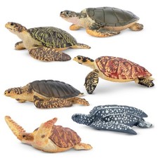Blue Leatherback Sea Turtle Figurine / Toy — listing 2
