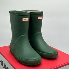 Hunter Original Kids First Classic Wellington Boots, Red, Size 4 Kids — listing 5