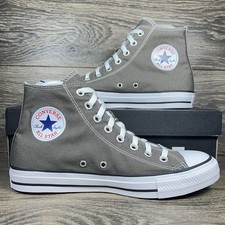 Converse Chuck Taylor All Star High Top Sneakers, Gray Canvas, Unisex M10/W12 — listing 3