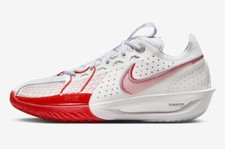 Nike Basketball Shoes - Light Grey with Teal/Gold Swoosh and Gum Sole — listing 5