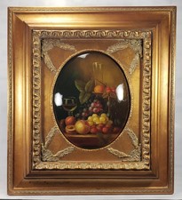 Impressionist Still Life Oil Painting of Wine Bottles and Glasses, Framed — listing 5