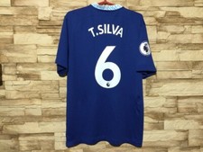 Chelsea FC 2023-24 Home Shirt with FA Cup Patches, T. Silva #6 — listing 4