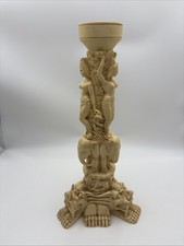 Decorative Resin Elephant Figural Pedestal Stand / Candle Holder Base — listing 2