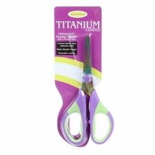 Sullivans Titanium Coated 3-Piece Sewing Scissors Set with Soft Grip Inlays