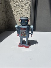 Masudaya Antique Robot R-35 Wind-Up Tin Toy with Original Box — listing 2