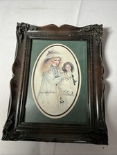 Jan Hagara Signed & Numbered Limited Edition Print - Child with Teddy Bear and Basket of Plums — listing 5