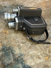 Bell & Howell 240 16mm Movie Camera with Turret-Mounted Wollensak Lenses and Leather Strap — listing 4