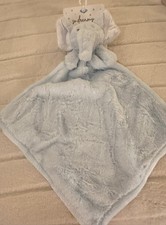 Small Blue Plush Elephant with Large Ears and Blue Embroidered Eyes — listing 5