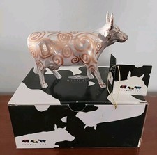 CowParade Map Cow #9162 Ceramic Figurine — listing 4