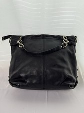 Coach Ashley Dotted Op Art Satin Convertible Satchel in Grey/Pewter — listing 6