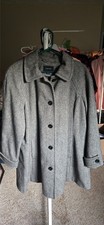 Lands' End Women's Blue Wool-Blend Double-Breasted Peacoat, Size 10 (NWT) — listing 6