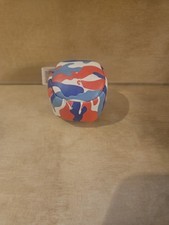Patriotic Bean Bag Teddy Bear with American Flag Hat and Chest Patch — listing 2