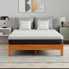 Handmade Wood Platform Bed Frame with Dowel-Pin Joinery, Twin/Full Size — listing 2