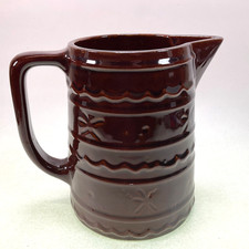 Marcrest Daisy Dot Brown Glazed Stoneware Bean Pot — listing 5