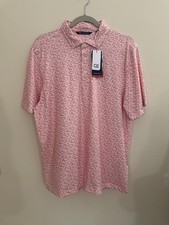 Cutter & Buck Boston Red Sox Striped Golf Polo Shirt, Men's M