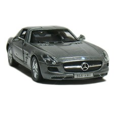 Vintage Red Diecast Mercedes-Benz S-Class Coupe Toy Car with '55' Racing Graphics — listing 6