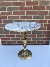 Vintage Brass Turned-Column Table Lamp with 3-Way Socket — listing 5