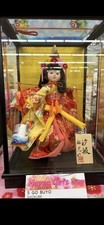 Pair of Japanese Ariake Geisha Dolls on Wood Bases - 'Okichi' (C-60) and 'Love Letter/Koibumi' (C-75) — listing 2