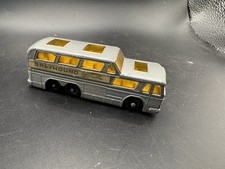 Vintage Matchbox Lesney No. 68 Mercedes Coach Diecast Bus, Turquoise/Yellow — listing 6