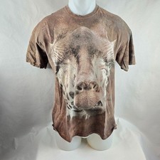 The Mountain Giraffe Face Tie-Dye Graphic T-Shirt, Men's Size M — listing 6